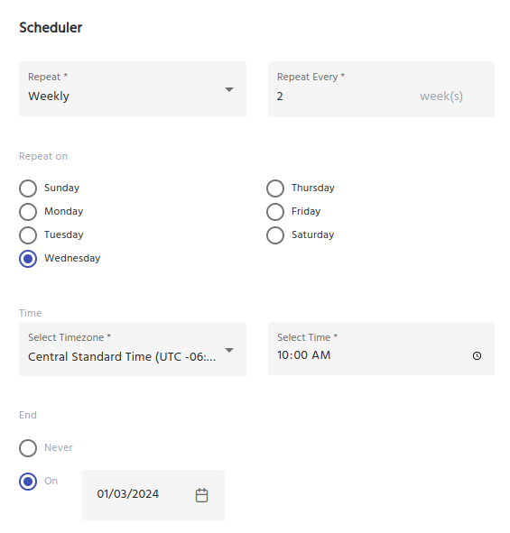 certification scheduler