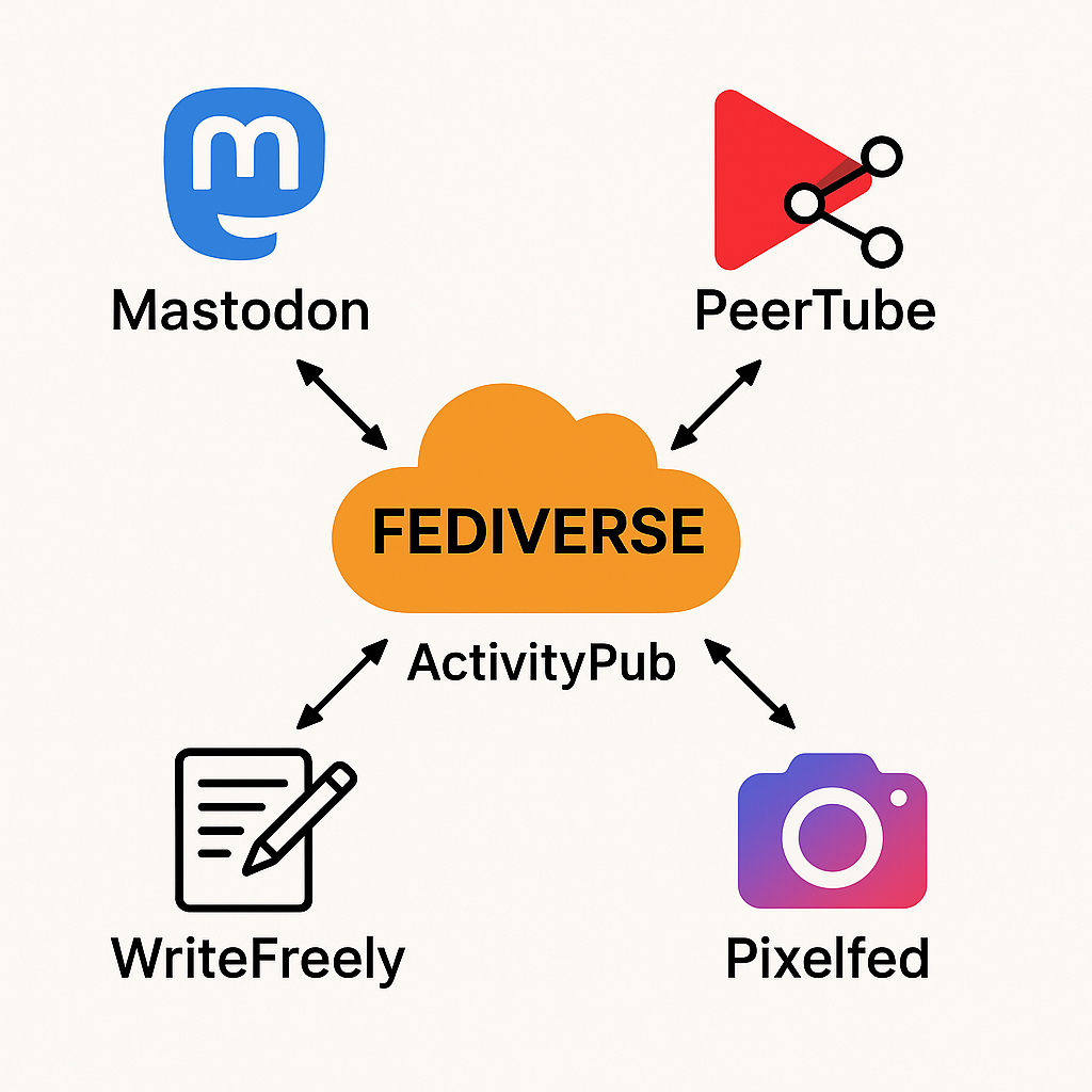 fediverse diagram
