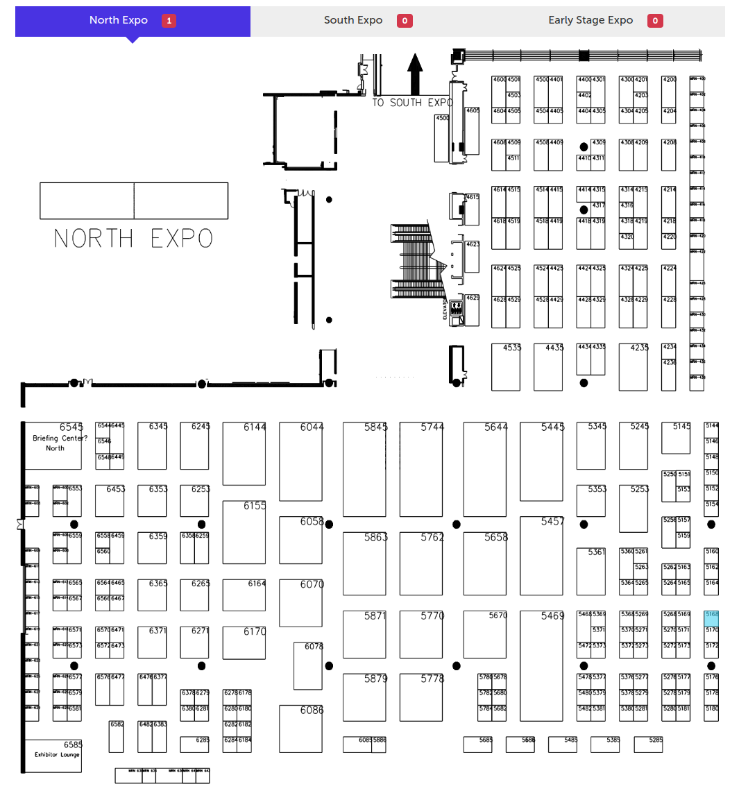 RSA Sath Booth #5168 Location